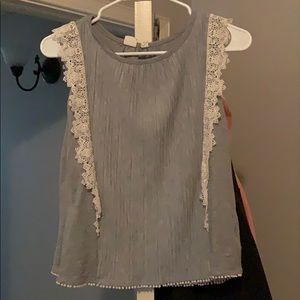 gap, grey blouse, children xl (12)
